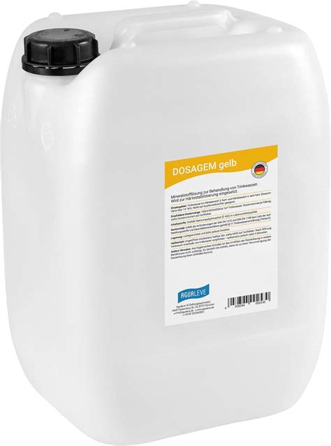 DOSAGEM gelb Mineralstofflösung 10 Liter – Agualeve.